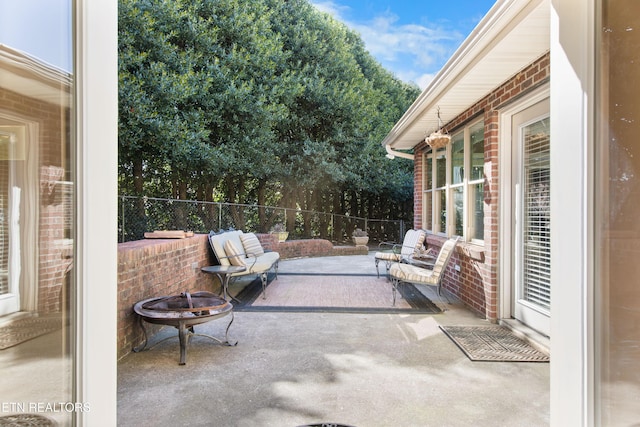 view of patio