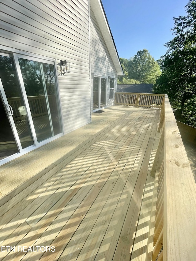 view of deck