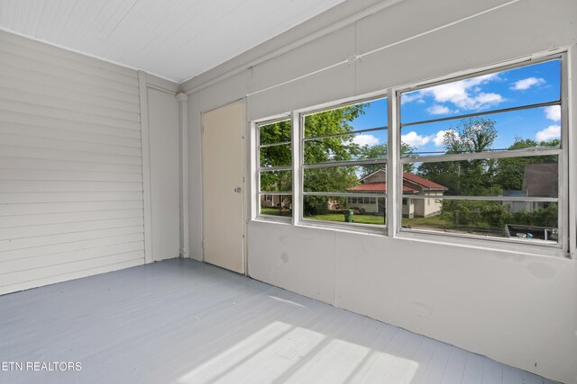 empty room featuring light wood-style floors
