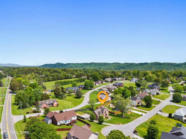 drone / aerial view featuring a residential view