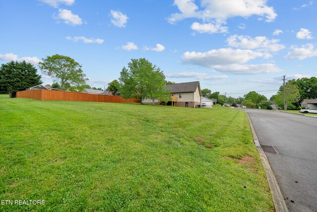 4762 Cabbage Ln, Knoxville, TN 37938 - view of yard with fence