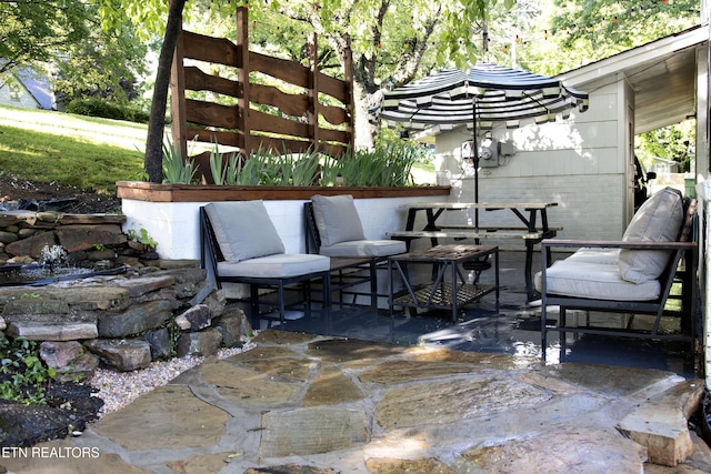 view of patio