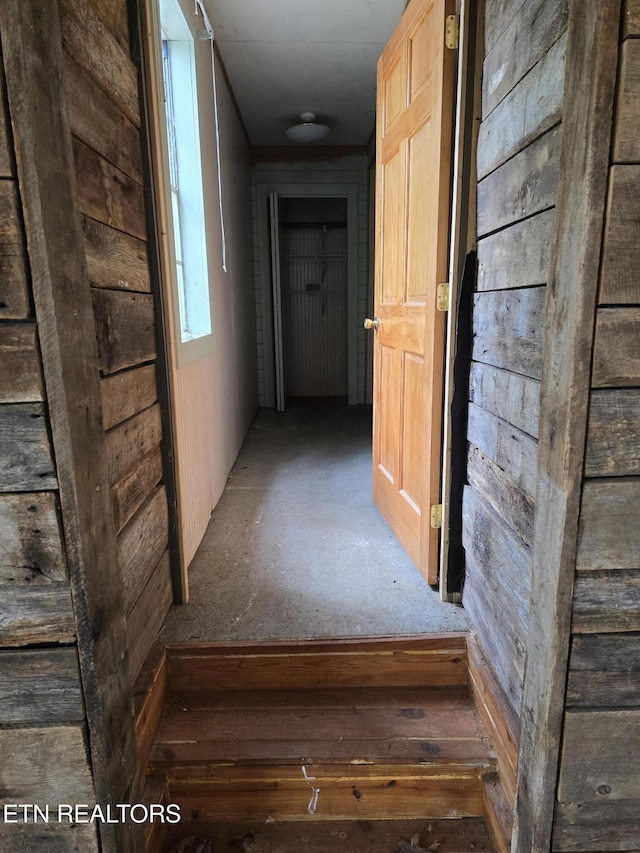 corridor featuring carpet