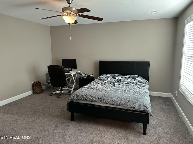 1631 Silver Spur Ln, Knoxville, TN 37932 - carpeted bedroom featuring visible vents, baseboards, and multiple windows