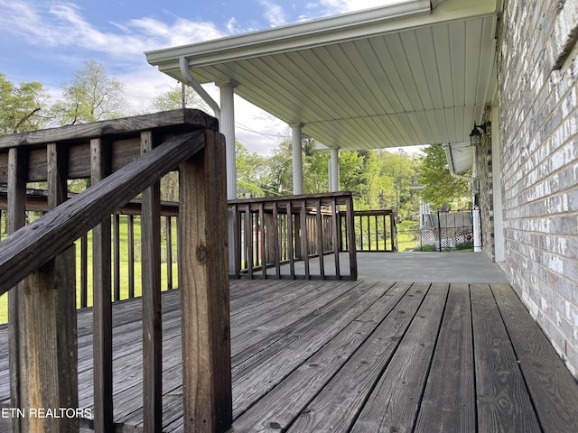 view of deck