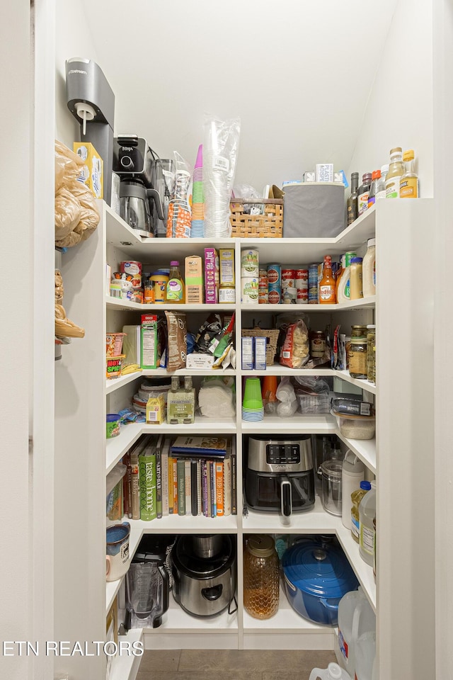 view of pantry