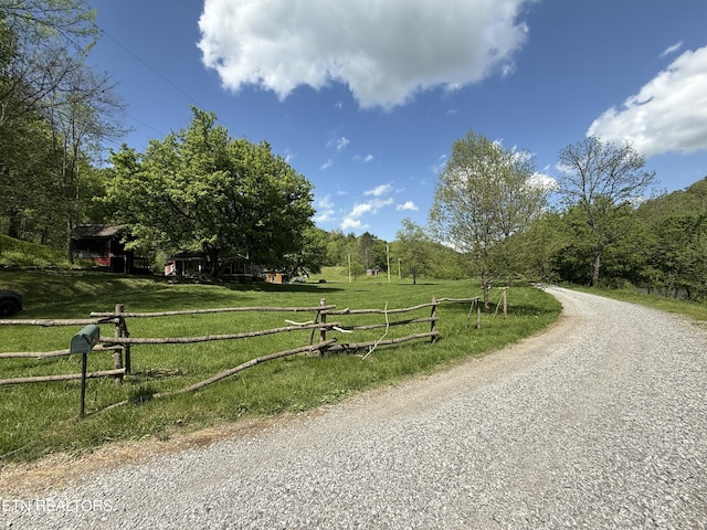 view of road