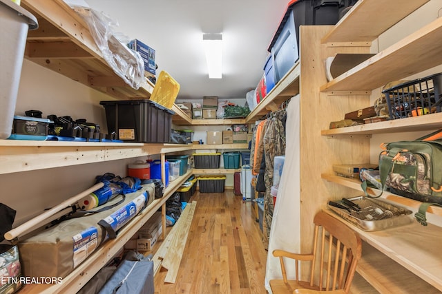 view of storage room