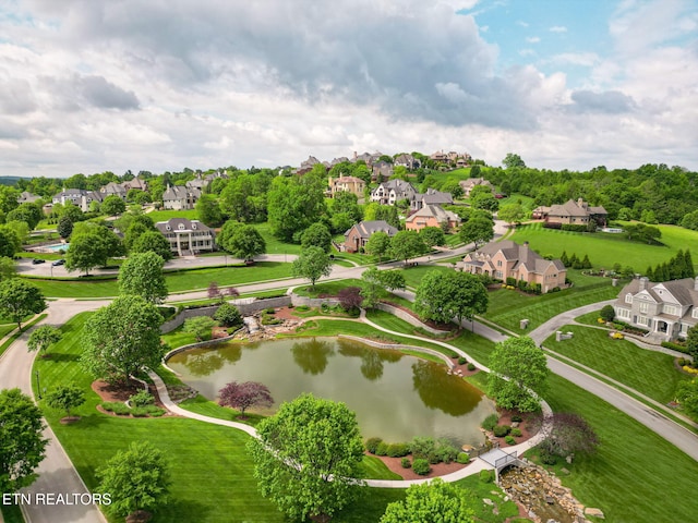 367 Barnsley Rd, Farragut, TN 37934 - drone / aerial view featuring a residential view and a water view