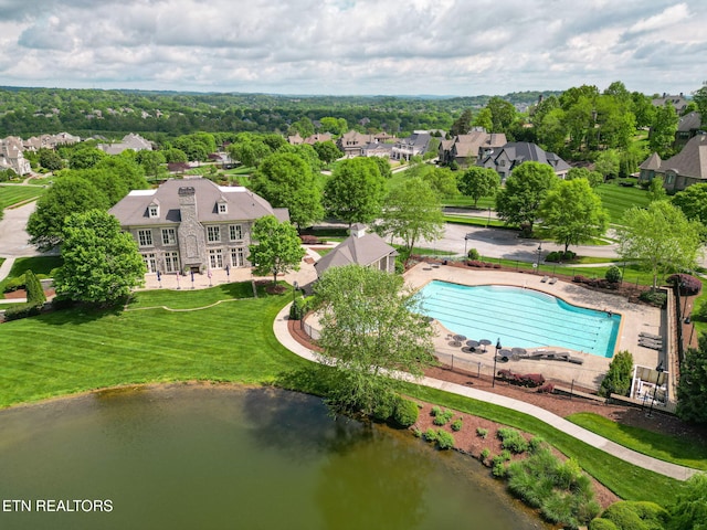 367 Barnsley Rd, Farragut, TN 37934 - birds eye view of property with a water view