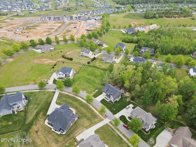 107 Mistletoeberry Rd, Oak Ridge, TN 37830 - drone / aerial view featuring a residential view