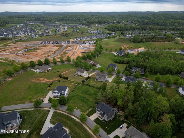 107 Mistletoeberry Rd, Oak Ridge, TN 37830 - bird's eye view featuring a forest view and a residential view
