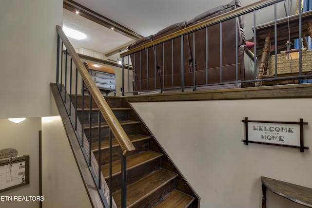view of stairs