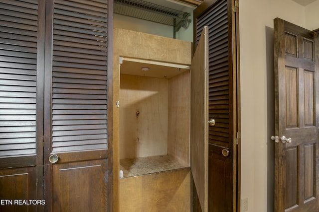 view of closet
