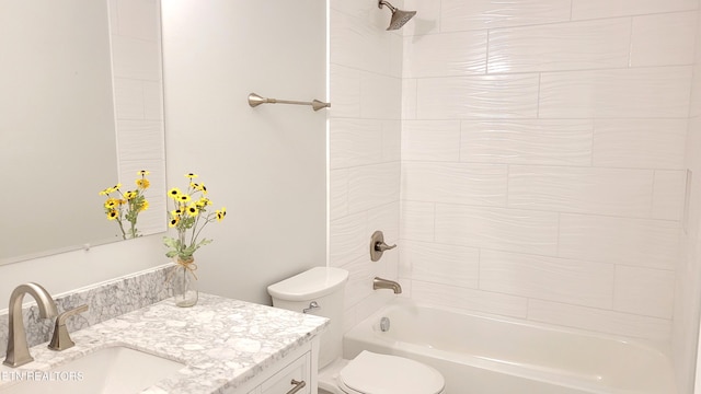 1805 Ferd Hickey Rd, Knoxville, TN 37909 - bathroom with vanity, toilet, and  shower combination
