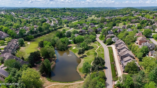 8947 Linksvue Dr, Knoxville, TN 37922 - drone / aerial view featuring a residential view, a water view, and view of golf course