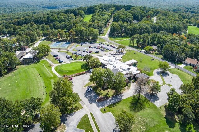 67 Eagle Ct, Crossville, TN 38558 - birds eye view of property with a forest view