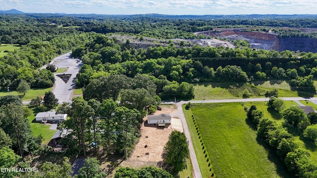 2128 Duncan Rd, Maryville, TN 37803 - bird's eye view of a heavily wooded area