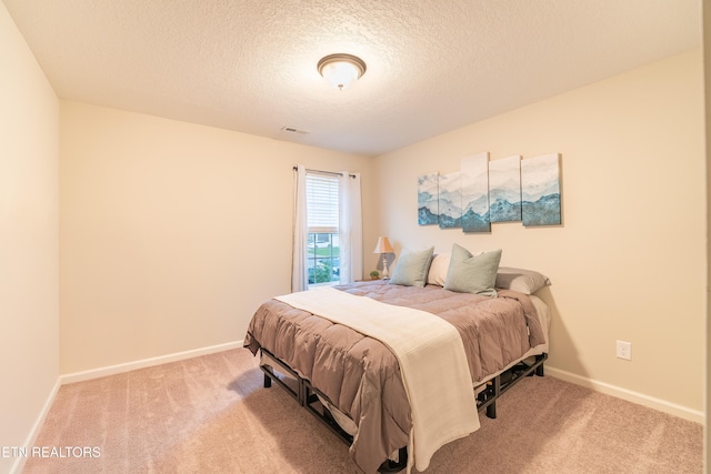 7849 Beeler Farms Ln, Knoxville, TN 37918 - carpeted bedroom featuring baseboards, a textured ceiling, and visible vents