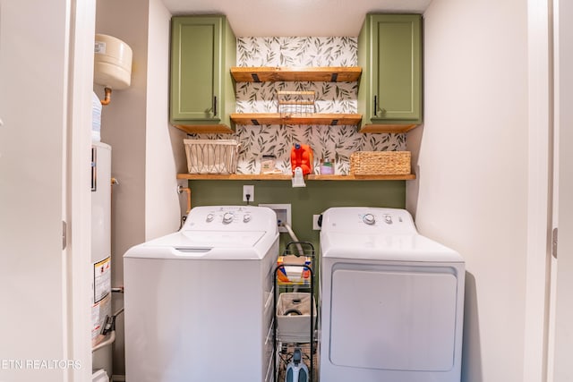 7849 Beeler Farms Ln, Knoxville, TN 37918 - laundry area featuring cabinet space and washing machine and clothes dryer