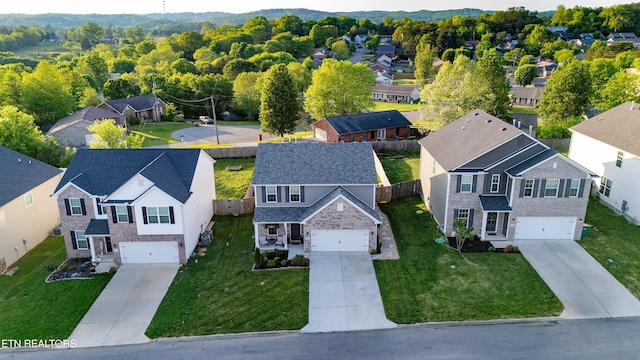 7849 Beeler Farms Ln, Knoxville, TN 37918 - drone / aerial view featuring a residential view
