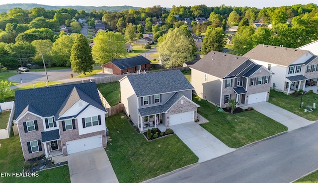 7849 Beeler Farms Ln, Knoxville, TN 37918 - birds eye view of property with a residential view