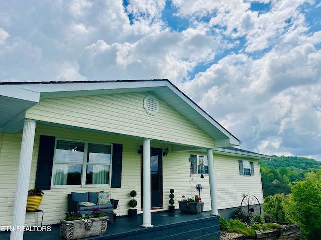 bungalow-style house with a porch