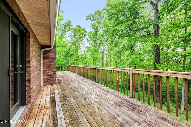 view of deck