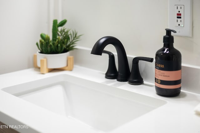 interior details with a sink