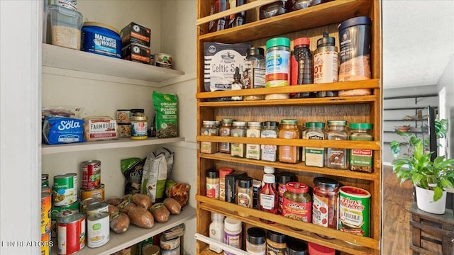 view of pantry