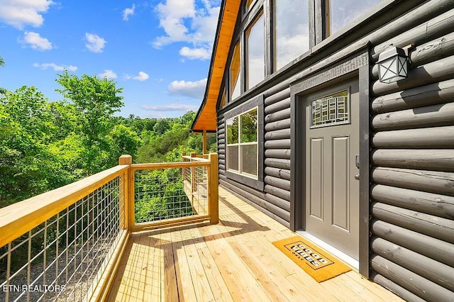 view of deck