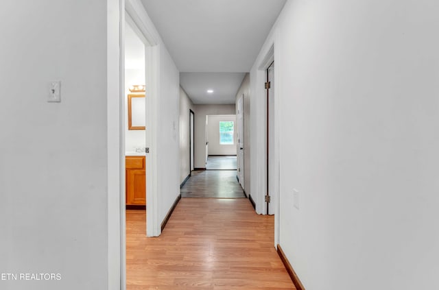 1526 W View St, Athens, TN 37303 - hall with baseboards and light wood finished floors