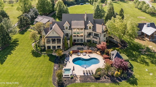 aerial view