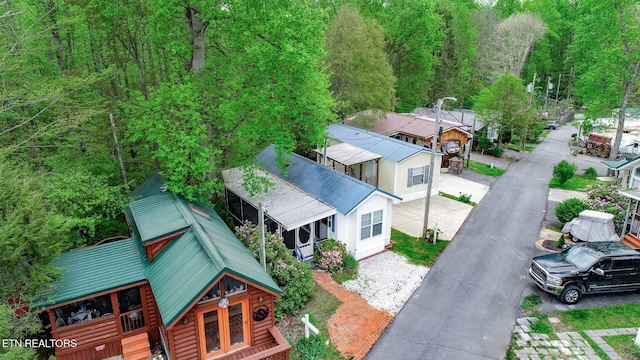 5355 E Pkwy, Cosby, TN 37722 - aerial view featuring a view of trees