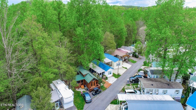 5355 E Pkwy, Cosby, TN 37722 - bird's eye view with a residential view and a view of trees