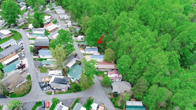 5355 E Pkwy, Cosby, TN 37722 - bird's eye view with a residential view and a forest view