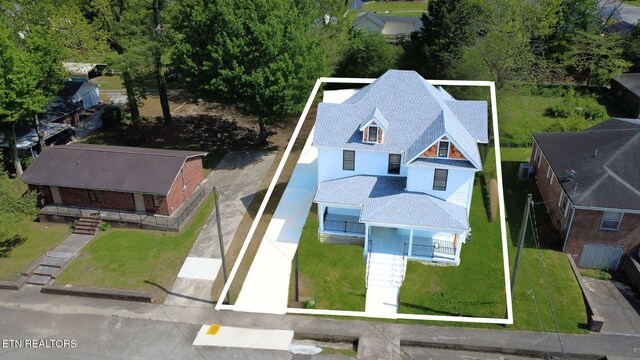 drone / aerial view
