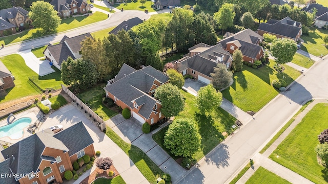 1614 Pinnacle Point Dr, Alcoa, TN 37701 - drone / aerial view with a residential view