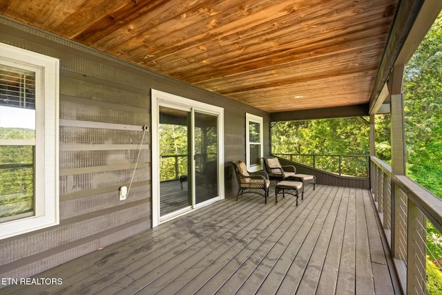 view of deck