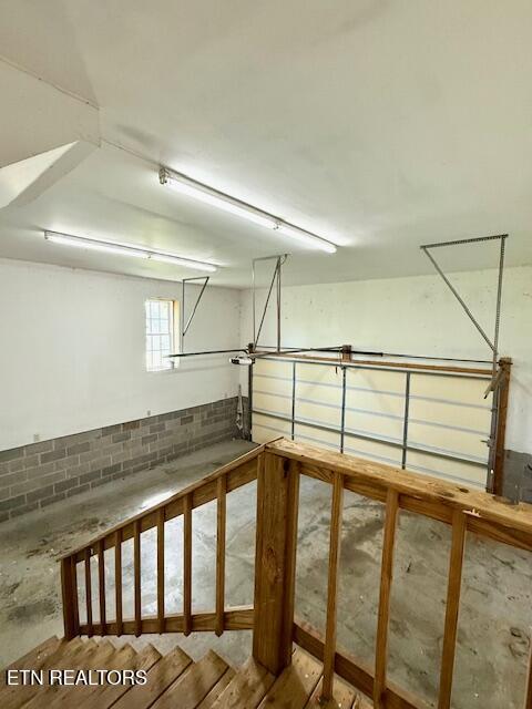 217 Loomis St, Tellico Plains, TN 37385 - basement featuring a garage