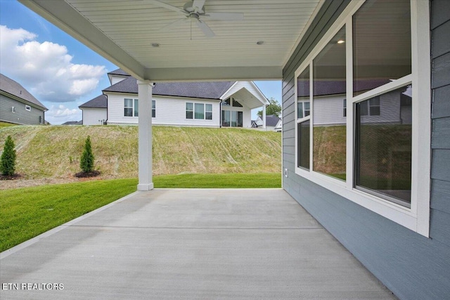 342 Bittersweet Ln, Lenoir City, TN 37771 - view of patio / terrace featuring a ceiling fan