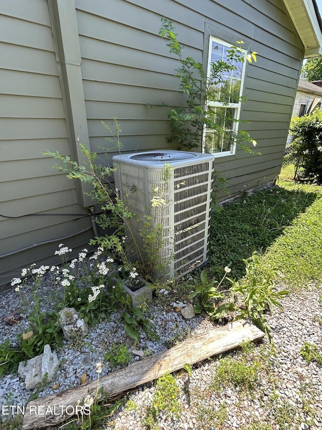 exterior details featuring central air condition unit