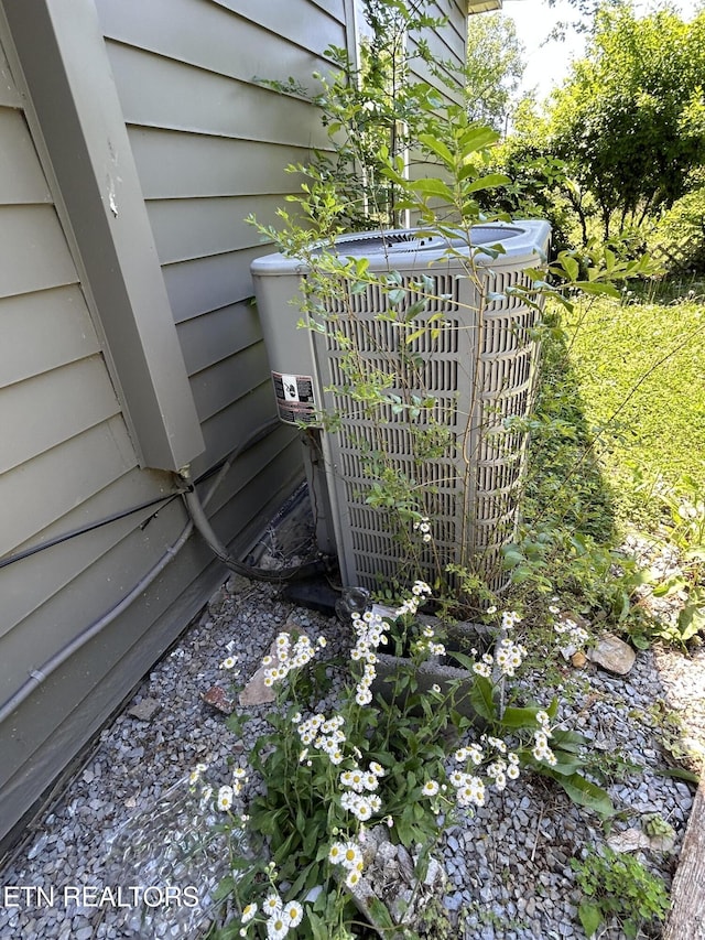 details featuring central air condition unit