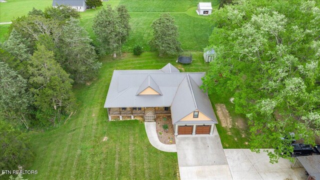 drone / aerial view