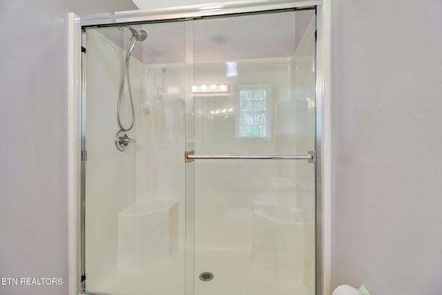 full bath with a stall shower