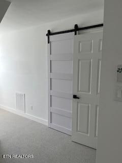 interior space featuring visible vents
