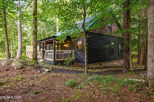 view of property exterior