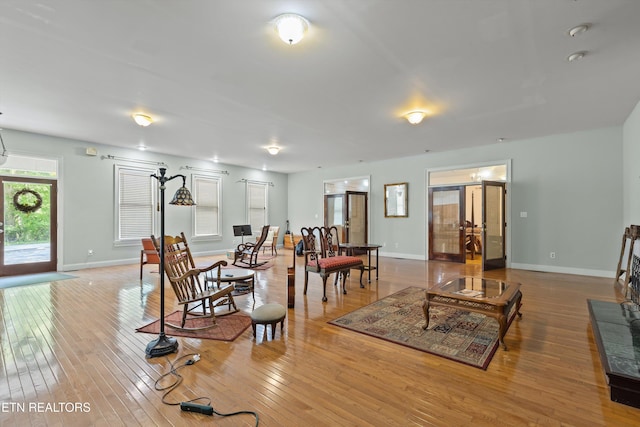 702 Meadowview Dr, Harriman, TN 37748 - living room with baseboards and wood-type flooring
