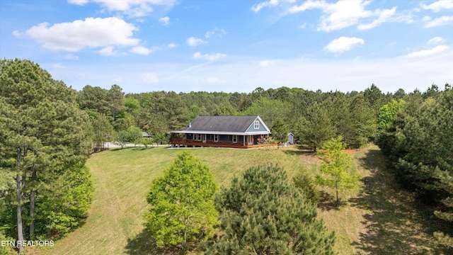 487 Fish Hatchery Rd, Sweetwater, TN 37874 - aerial view of property and surrounding area featuring a forest