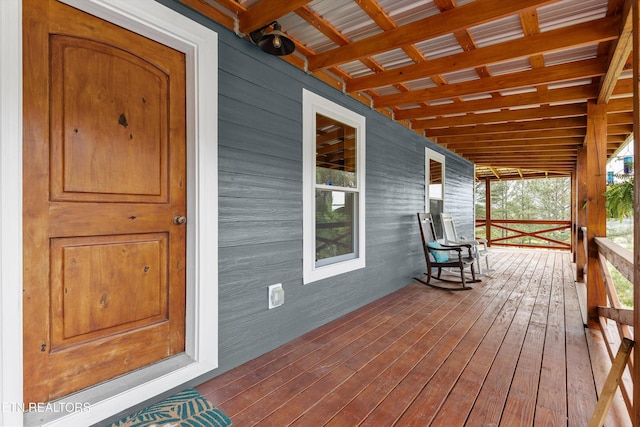 487 Fish Hatchery Rd, Sweetwater, TN 37874 - deck featuring a porch